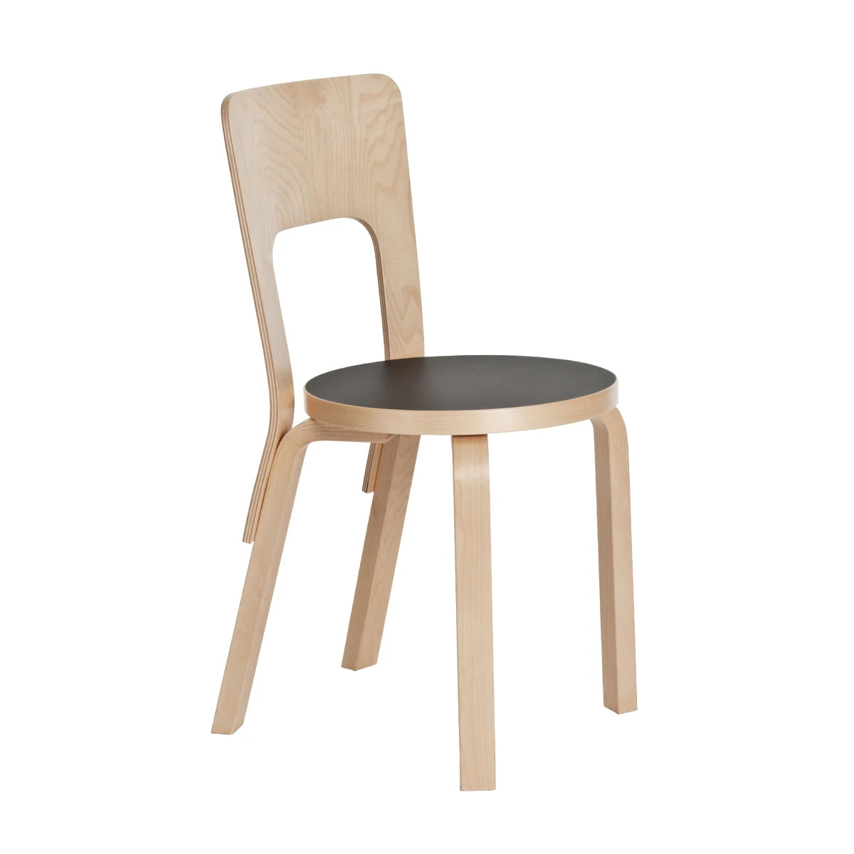 Chair 66 2Heights Black-Birch - view 1