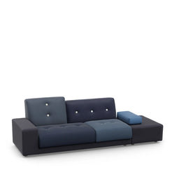 Polder Sofa Mix Night Blue Armrest Left Sitting Right - view 1
