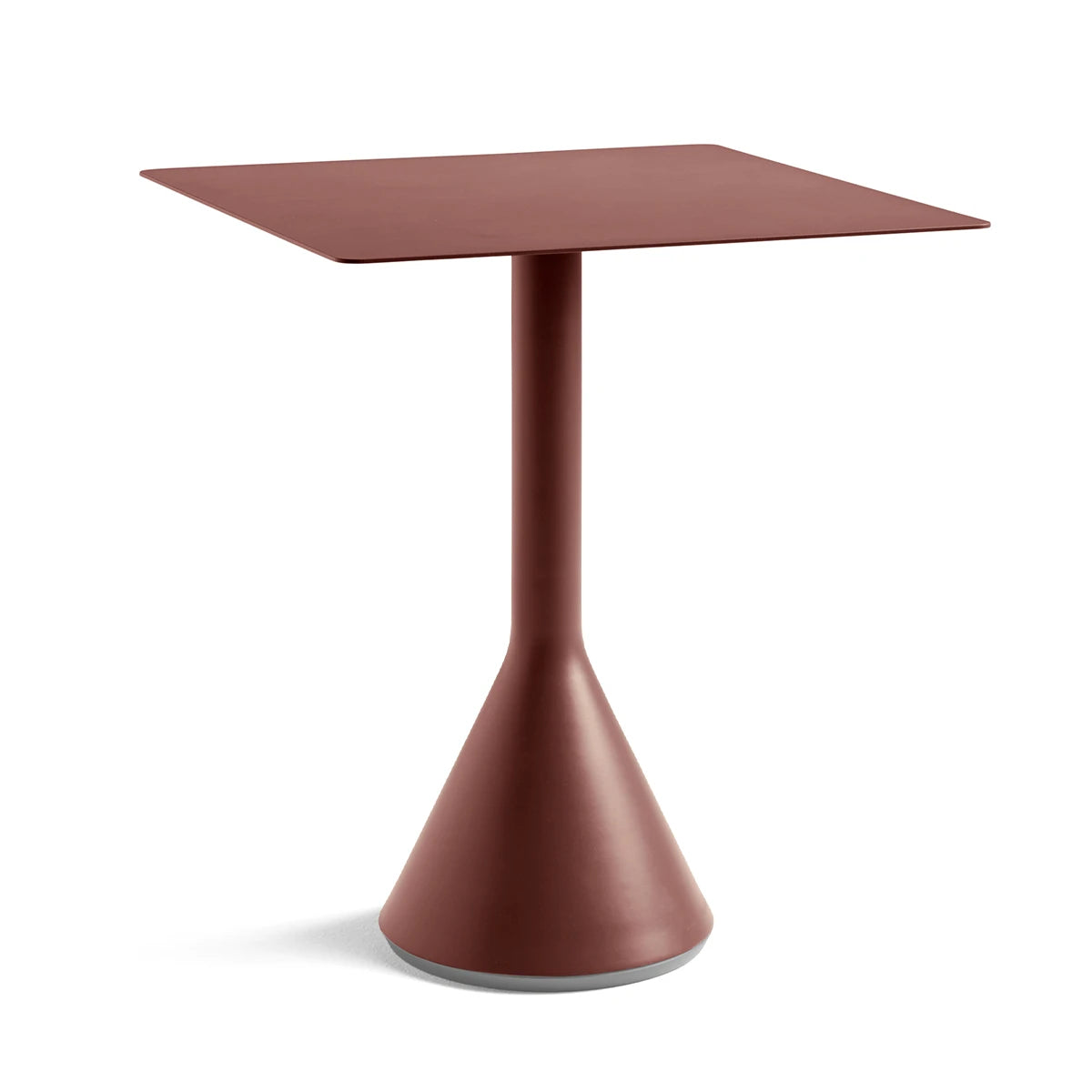 Palissade Cone Table 65 x 65 Iron Red - view 1