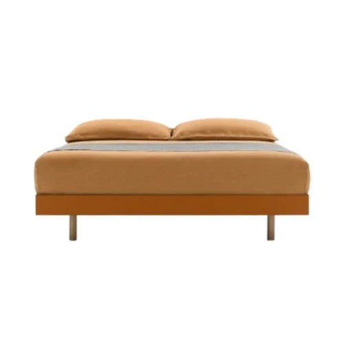 Alfa Platform Bedframe - Hermes Leather - view 1