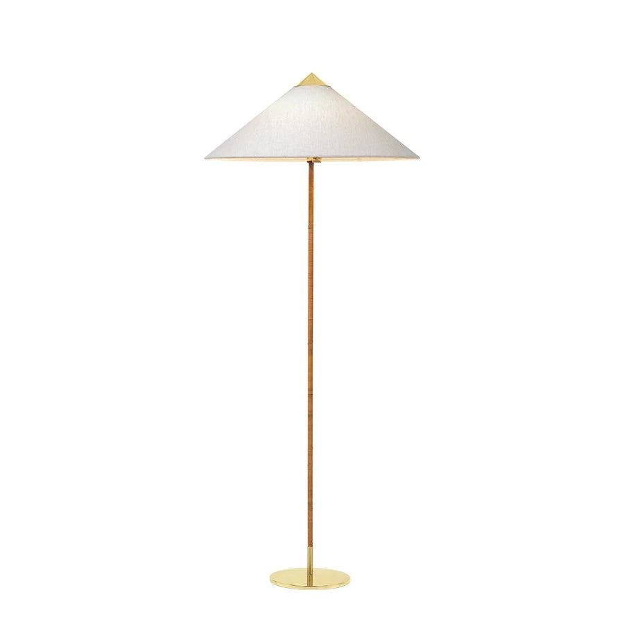 9602 Floor Lamp Brass/Canvas - view 1