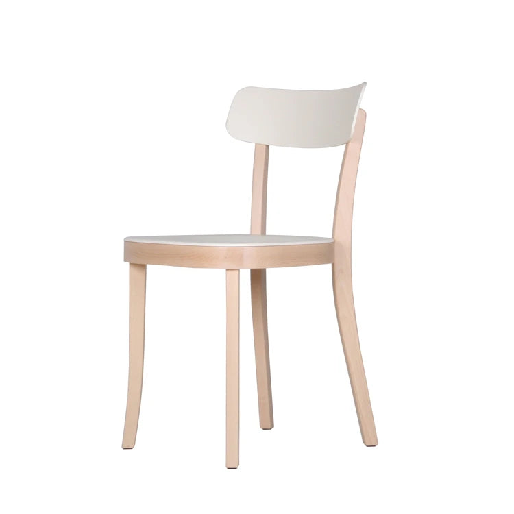 Basel Chair Cream Base Natural Beech Dining Chair - view 1