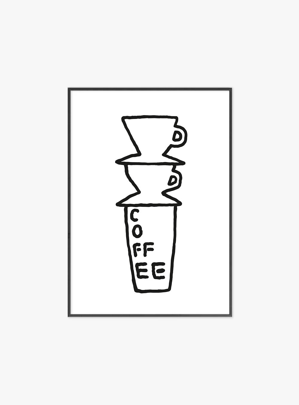 INAP Poster - White - Coffee - view 1