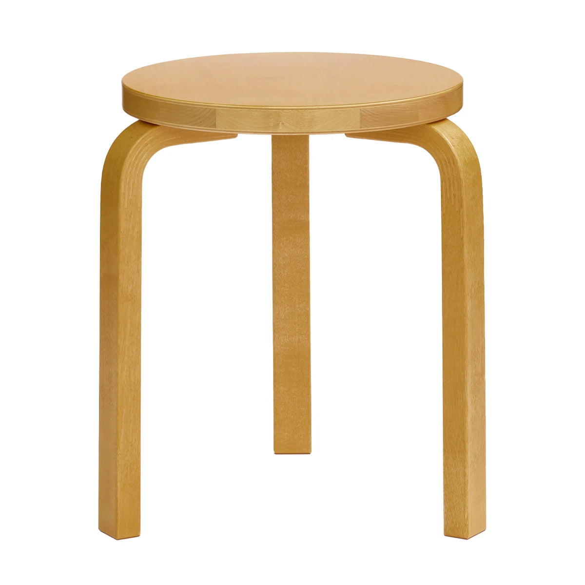 Stool 60 Honey Stained Birch - view 1