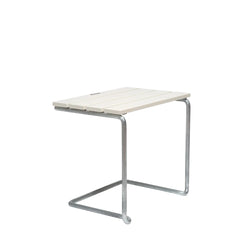 Footstool A3 White Lacquered Oak - view 1