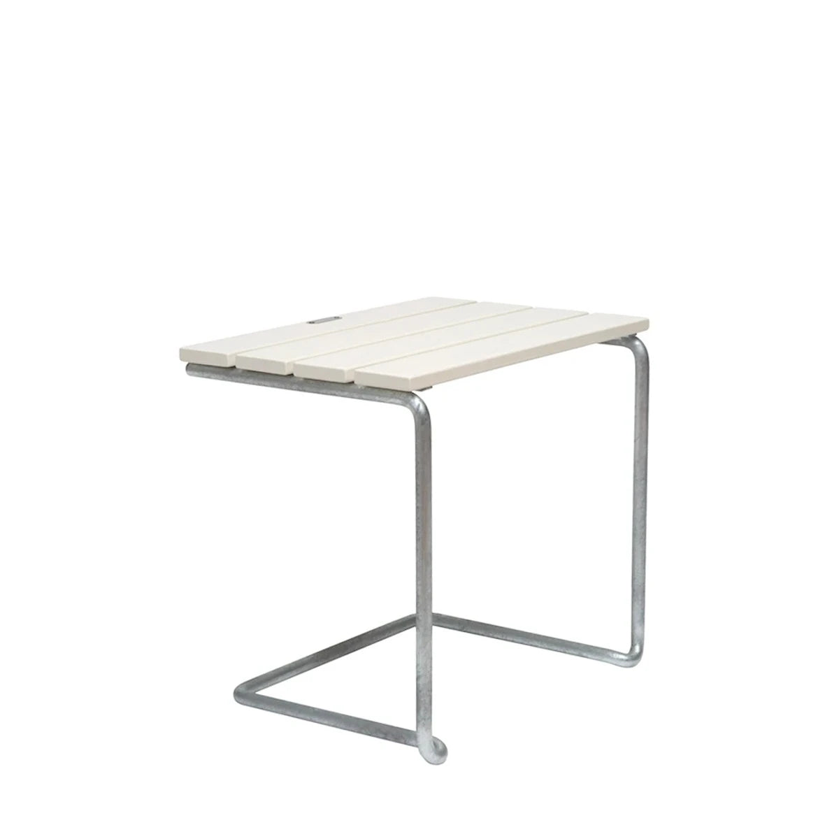Footstool A3 White Lacquered Oak - view 1