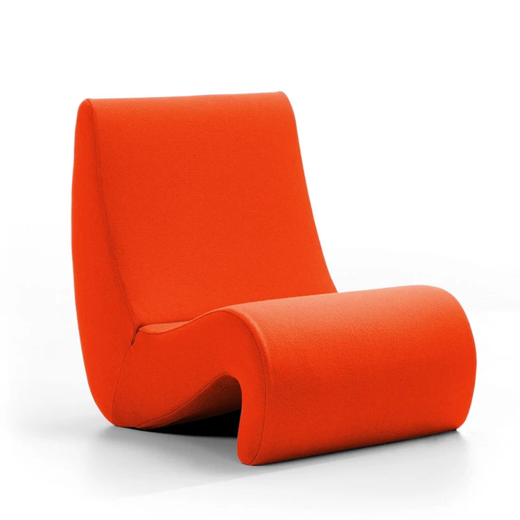 Amoebe Dark Orange Lounge Chair - view 1