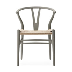 CH24 Wishbone Chair Beech Soft Paint Clay Natural Paper Cord - view 1
