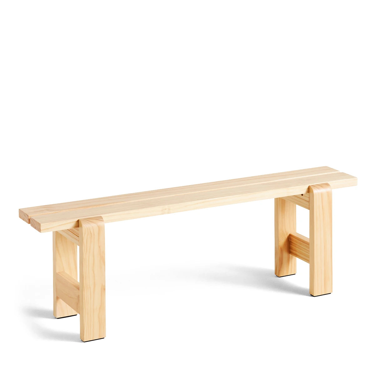 Weekday Bench 140 Pinewood - view 1