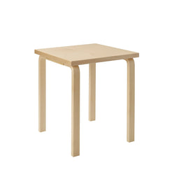 Aalto Table 80C 60 x 60 cm birch - view 1