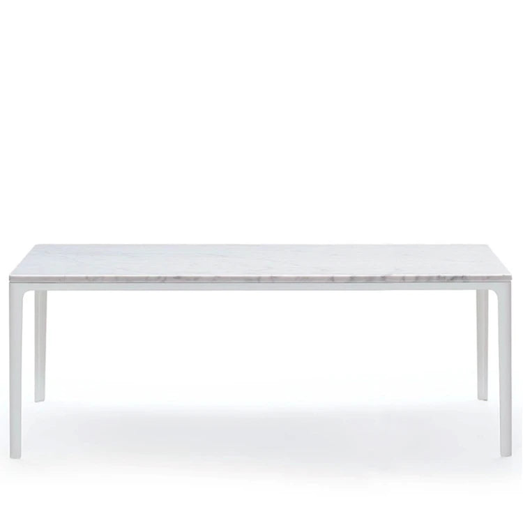 Plate Table 1130 710 Marble Carrara White Coffee Table - view 1