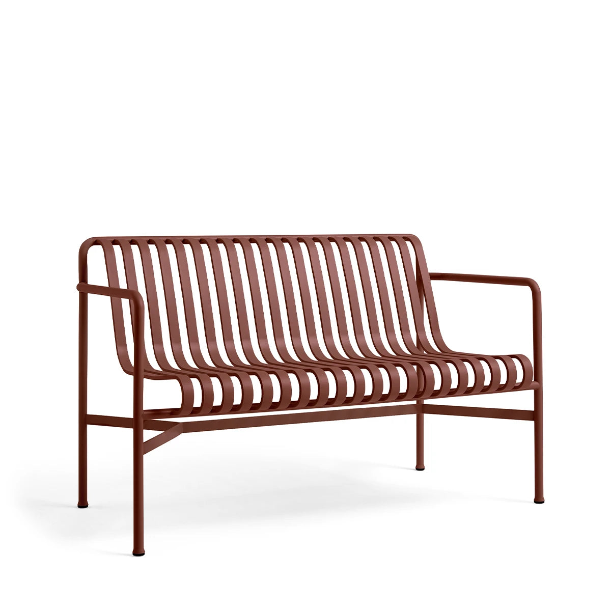 Palissade Dining Bench Armrest Iron Red - view 1