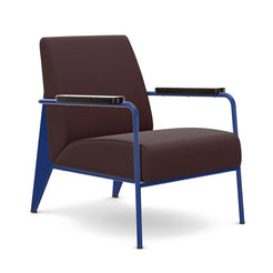 Fauteuil De Salon Volo-Marron Bleu Marcoule Dark Oak Arm - view 1