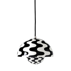 Flowerpot VP1 Black-White Pattern - view 1