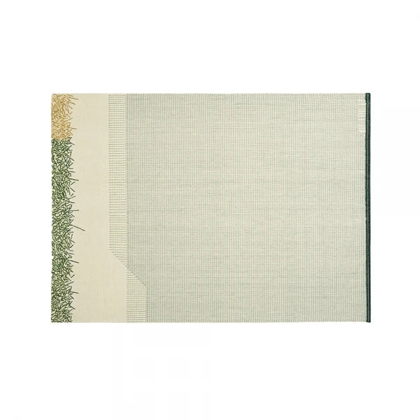 Backstitch Rug - Calm. Green - view 1