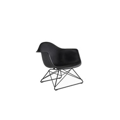 Eames Molded Plastic Arm Chair, Low Wire Base (All Black) - view 1