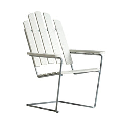 Sunlounger A3 White Lacquered Oak - view 1