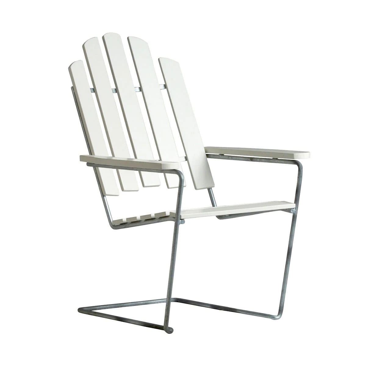 Sunlounger A3 White Lacquered Oak - view 1