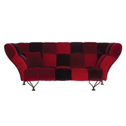 Cuscini33 Sofa Red Velvet - view 1