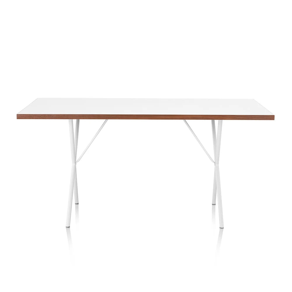 Nelson X-Leg White Table - view 1