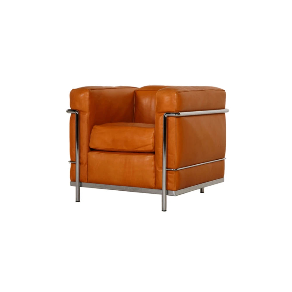 LC2 Grade Y Tobacco Lounge Chair - view 1