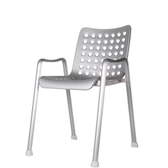 Landi Chair Anodised Aluminium Armchair - view 1