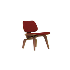 Eames Molded Plywood Lounge Chair, Wood Base (Alder/Walnut) - view 1