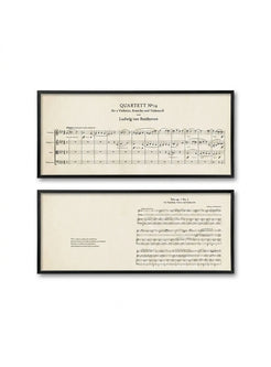 Music Score Frame - Beethoven 14 - view 1