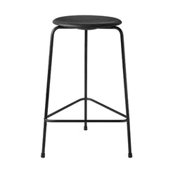 High Dot™ Counter Stool Intense leather Black 3leg - view 1