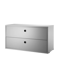 Chest with Drawers Grey - view 1