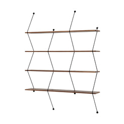 Climb Shelf 120 Walnut/Black - view 1