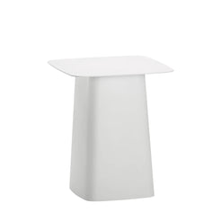 Metal Side Table Small White - view 1