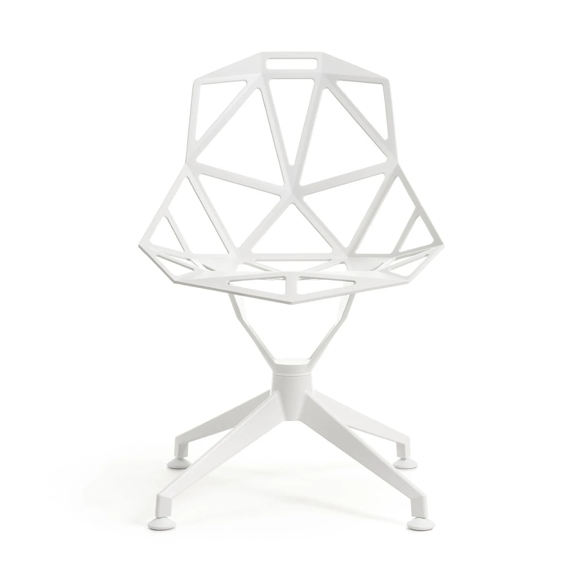 Chair One 4 Star Swivel White - view 1