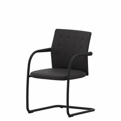 ID Visitor Trim Plano Black Fr Black Arm Black Office Chair - view 1