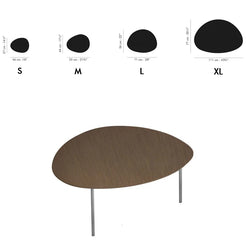 Eclipse Table L Walnut Coffee Table - view 1