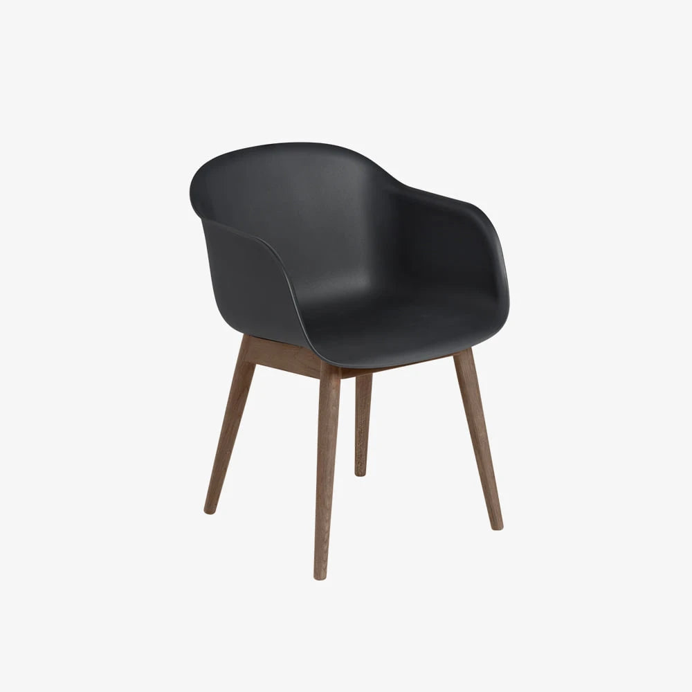 Fiber Armchair Wood Base - view 1