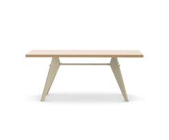 EM Table Natural Oak Veneer Ecru 2000 x 900 Dining Table - view 1