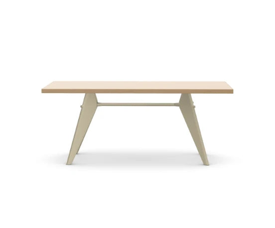 EM Table Natural Oak Veneer Ecru 2000 x 900 Dining Table - view 1