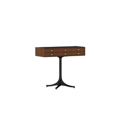 Nelson Miniature Chest 6 Drawer (Walnut/Black) - view 1