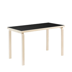 Aalto Table 80A 120 x 60-3Heights Black-Birch - view 1