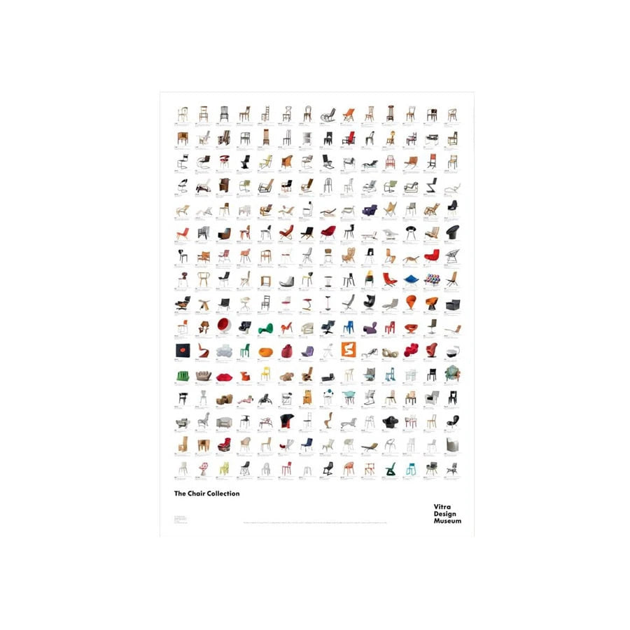 Design Museum The Chair Collection Poster (Framed) - view 1