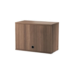 String System Cabinet Flip Door 58 Walnut - view 1