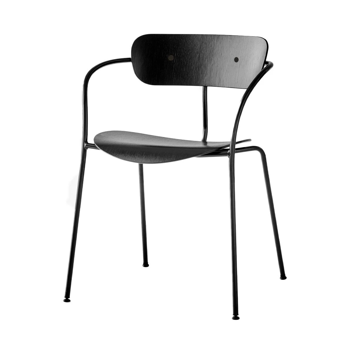 Pavilion Armchair AV2 Black Oak-Black - view 1