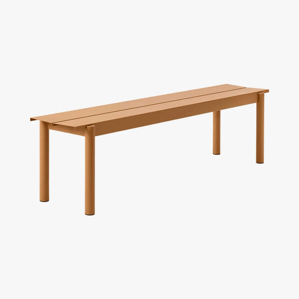 Linear Steel Bench - view 1