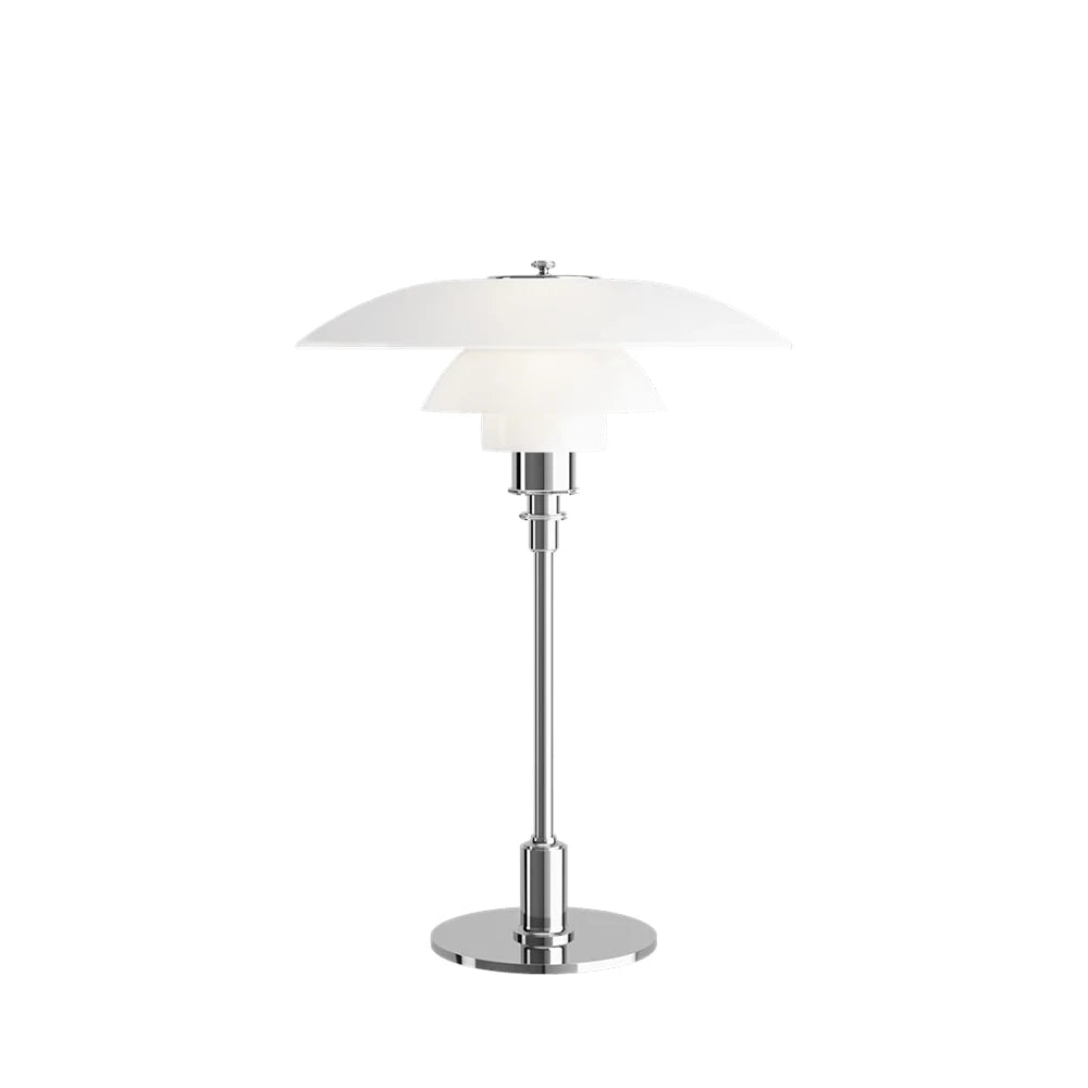 PH 3½-2½ Glass Chrome Table Lamp - view 1