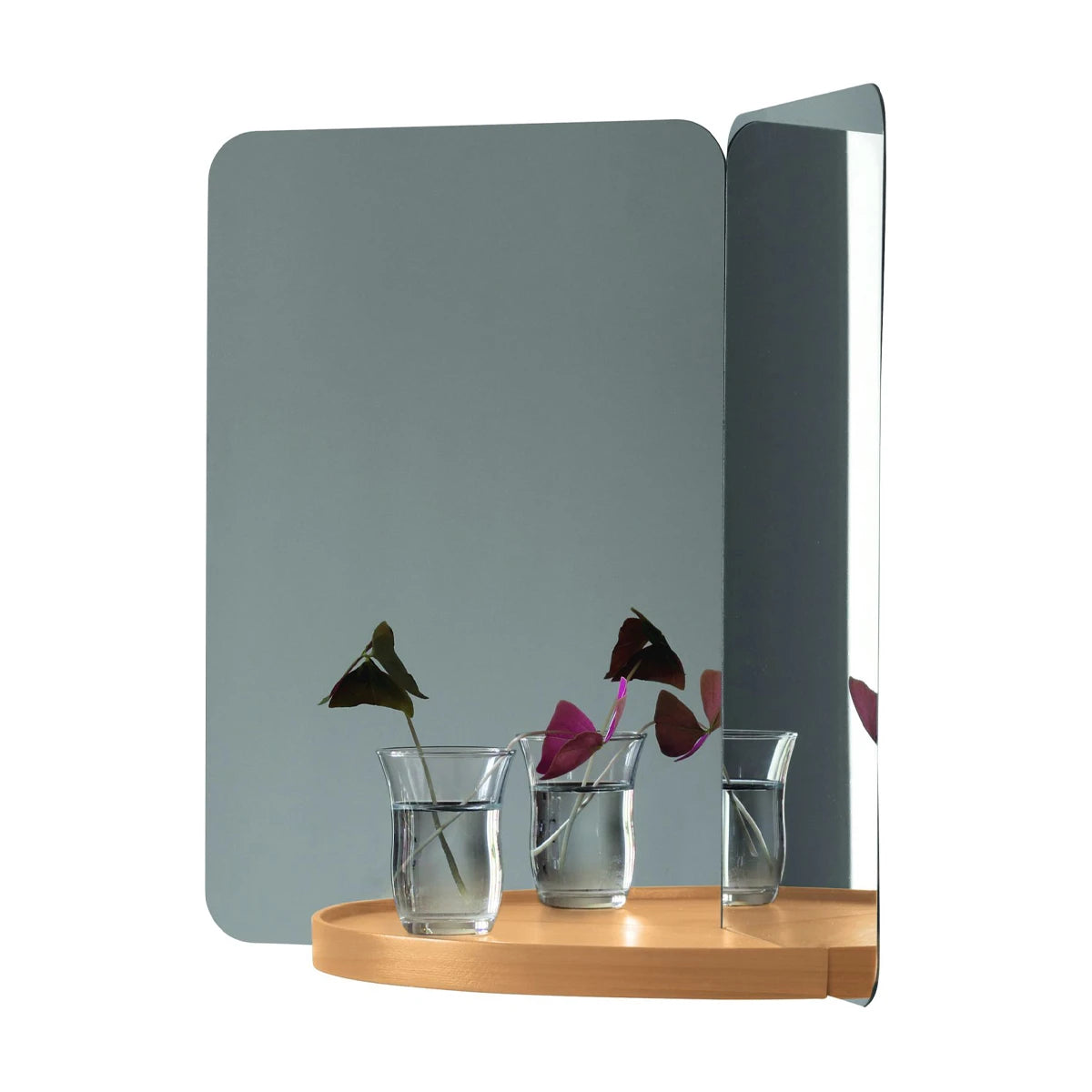124° Mirror Medium Natural Ash Tray - view 1