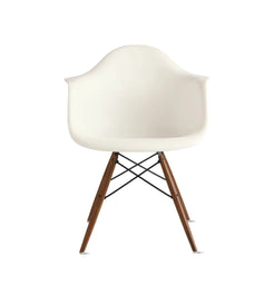 Eames Molded Plastic Walnut Armchair (DAW) - view 1