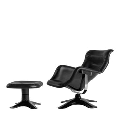 Karuselli Chair Ottoman Black - view 1