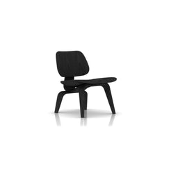 Eames Molded Plywood Lounge Chair, Wood Base - Black - view 1