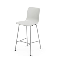 HAL RE barstool medium For Hard Floor cotton white re Chrome Stool - view 1